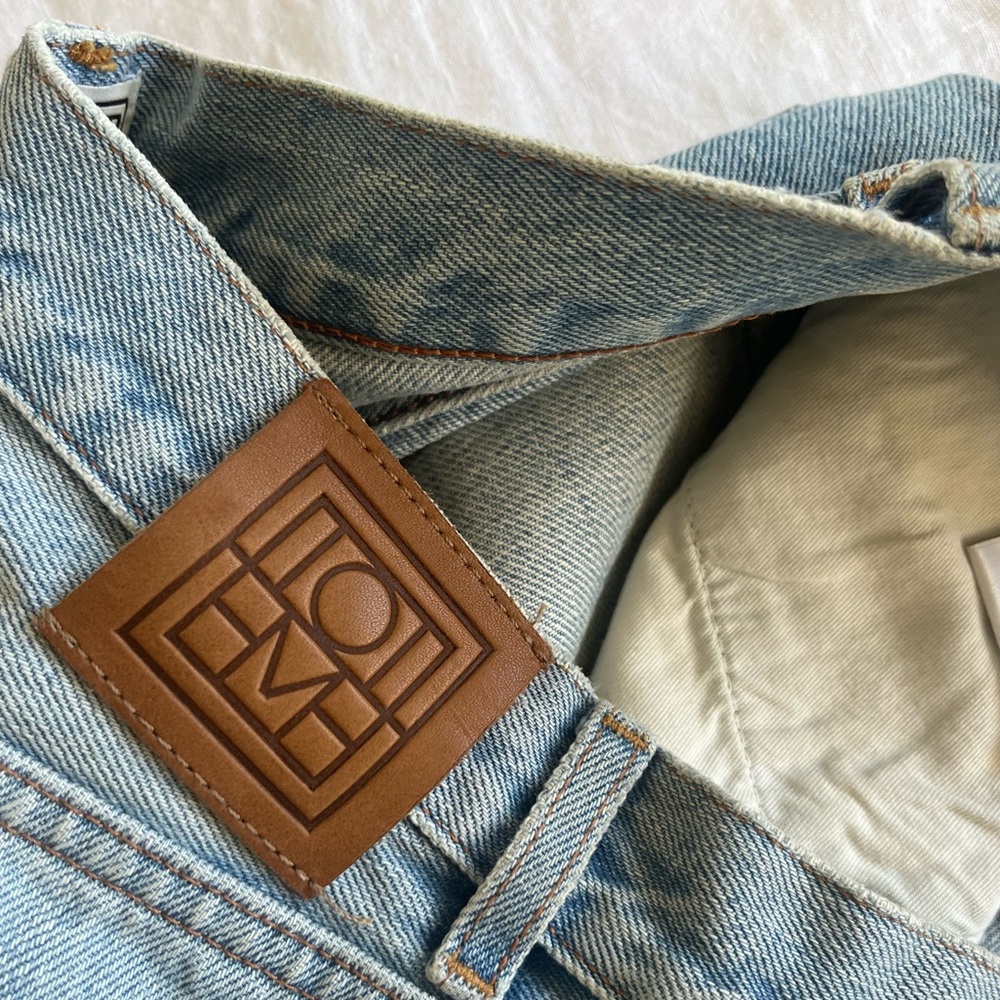 Toteme twisted seam denim